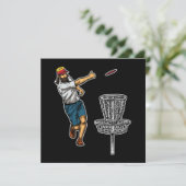 Cool Jesus Disc Golf Cadeau Idee Kaart (Staand voorkant)