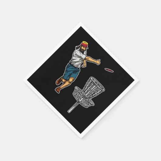 Cool Jesus Disk Golf Gift Idee Servet (Hoek)