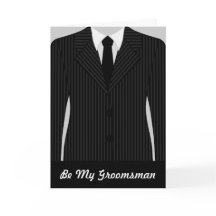 Cool, jij wordt mijn groomman Wenskaart