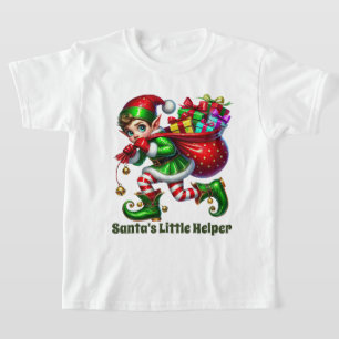 Cool jongens Santa's kleine helper T-shirt