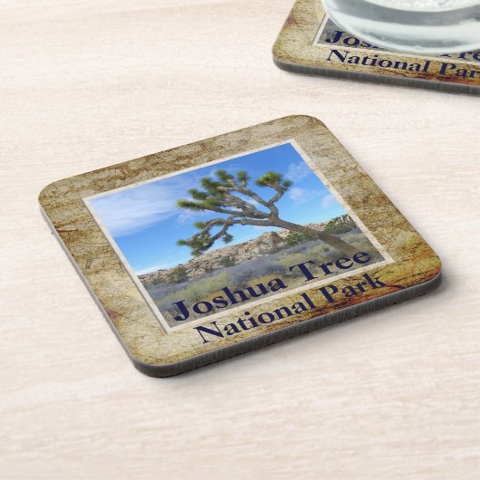 Cool Joshua Tree Cork Coaster! Bier Onderzetter (Linkerzijde)