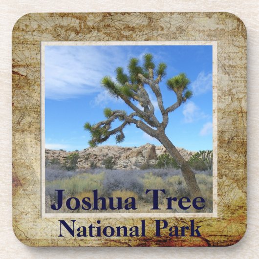 Cool Joshua Tree Cork Coaster! Bier Onderzetter (Voorkant)