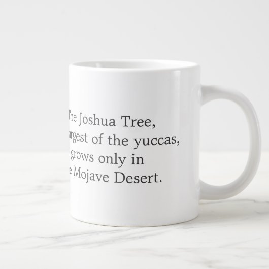 Cool Joshua Tree Jumbo Mok! Grote Koffiekop (Rechts)