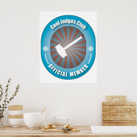 Cool Judges Club Poster (Keuken)