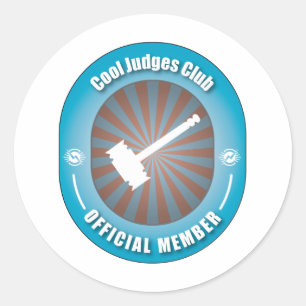 Cool Judges Club Ronde Sticker
