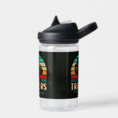 Cool just boy loves tractors naam toevoegen waterfles (Links)