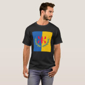 Cool Kabyle Amazigh Berber Algeria Kabylie Flag T-shirt (Voorkant volledig)
