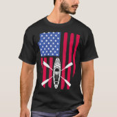 Cool Kajakken Voor Kajak Gevist USA Amerikaanse vl T-shirt (Voorkant)
