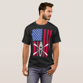 Cool Kajakken Voor Kajak Gevist USA Amerikaanse vl T-shirt (Voorkant volledig)