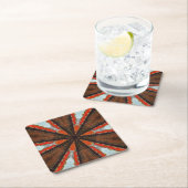 Cool Kaleidoscope Uitzicht of Industry Kartonnen Onderzetters (Insitu)