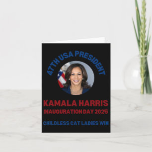 Cool Kamala Harris 2024 Inauguratiedag Win Natio Kaart