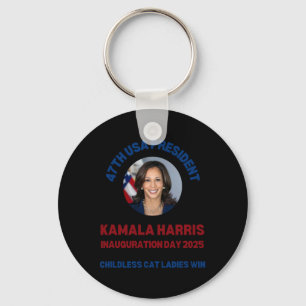 Cool Kamala Harris 2024 Inauguratiedag Win Natio Sleutelhanger