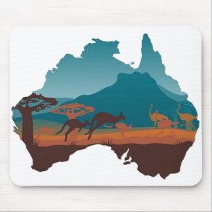 Cool Kangaroo Australia Reisondersteuning Australi Muismat