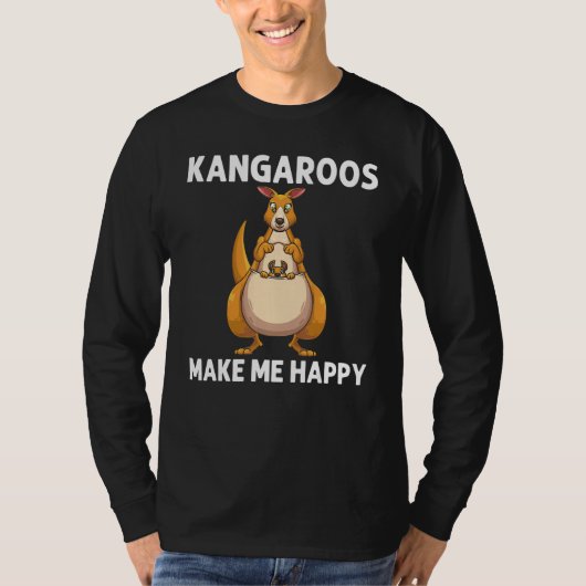 Cool Kangaroo For Men Women Autralian Kangaroo Mar T-shirt (Voorkant)
