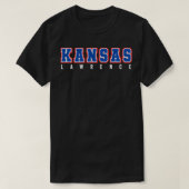 Cool KANSAS Blue & Red Kansas Alle Petten KANSAS O T-shirt (Design voorkant)