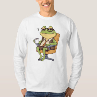 Cool Kantoor Frog Coffee T-shirt