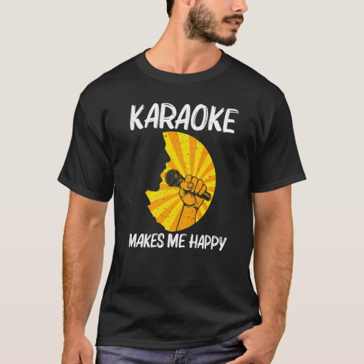 Cool Karaoke For Men Women Singer Karaoke Machine T-shirt (Voorkant)
