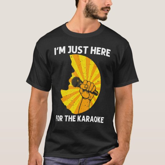 Cool Karaoke For Men Women Singer Karaoke Machine  T-shirt (Voorkant)