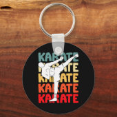 Cool Karate Gift Ideeën Jongens Karate Sleutelhanger (Voorkant)