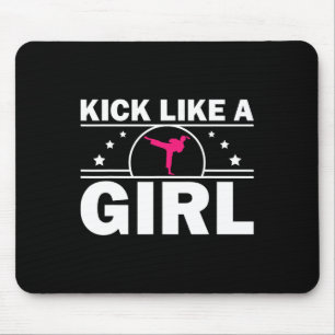 Cool Karate Gift Kickboksen Karate Lover Taekwondo Muismat
