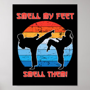 Cool Karate Gifts voor jongens meisjes Funny Smell Poster