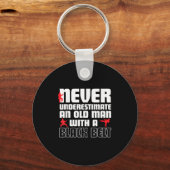 Cool Karate Humor Shirt For Men. Funny Martial Art Sleutelhanger (Voorkant)