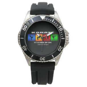 Cool Karate is een manier van leven Horloge