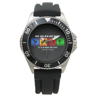 Cool Karate is een manier van leven Horloge