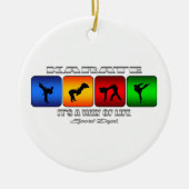 Cool Karate is een manier van leven Keramisch Ornament (Voorkant)