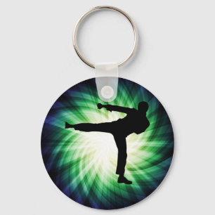 Cool Karate Kick Sleutelhanger