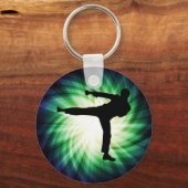 Cool Karate Kick Sleutelhanger (Voorkant)