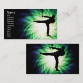 Cool Karate Kick Visitekaartje (Voorkant / Achterkant)