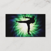 Cool Karate Kick Visitekaartje (Achterkant)