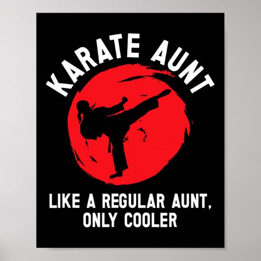 Cool Karate Tante Karate Tante Poster (Voorkant)