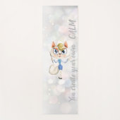 Cool Kat Bokeh - Je Creëer je eigen kalm Yogamat (Voorkant)