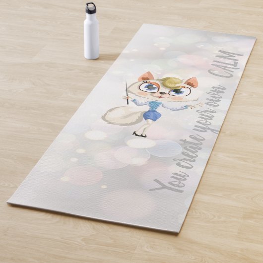 Cool Kat Bokeh - Je Creëer je eigen kalm Yogamat (In situ)