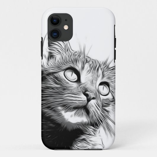 Cool Kat Design Case-Mate iPhone Case (Achterkant)