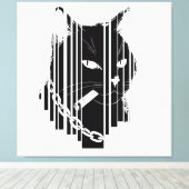 Cool kat grafisch ontwerp Kunstwerk Canvas Afdruk (Insitu (Houten vloer))