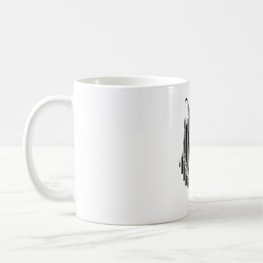 Cool kat grafisch ontwerp Kunstwerk Koffiemok (Links)