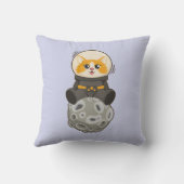 Cool Kat in de ruimte Kat Astronaut Kosmisch dier Kussen (Achterkant)