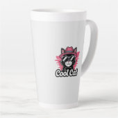 Cool Kat Swag Latte Mok (Rechterhoek)