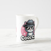 Cool Kat Vibe Porselein Kop (Voorkant rechts)