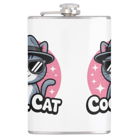 Cool Kat Vibes Heupfles (Voorkant)