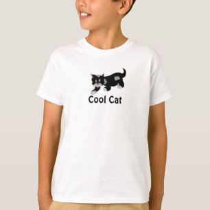 Cool Kat - Zwart en Grijs T-shirt