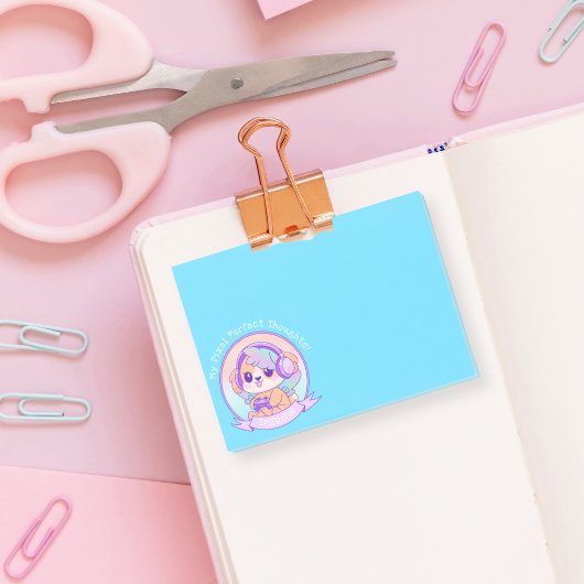 Cool Kawaii Gamer Girl Dog beroemd gemaakt door Ba Post-it® Notes
