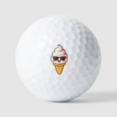Cool Kawaii Ice Cream Golfballen (Voorkant)