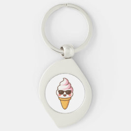 Cool Kawaii Ice Cream Sleutelhanger