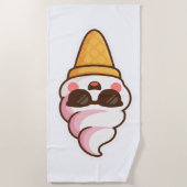 Cool Kawaii Ice Cream Strandlaken (Voorkant)