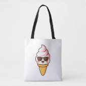 Cool Kawaii Ice Cream Tote Bag (Voorkant)