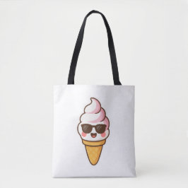 Cool Kawaii Ice Cream Tote Bag